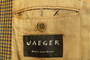 British Vintage Cashmere Jaeger UK 42" Short Brown Check Tweed Gents Jacket