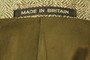 Vintage Grey Herringbone 42R John G Hardy Check 3-Button Tweed Jacket