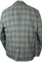 Marc Darcy Blue 48" Blue Tan Watson Modern Tweed Smart Jacket * Long Sleeve*