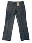 Marc Darcy Blue Check W32 L30 Regular Tweed Mens Trousers