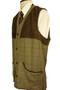 Schoffel Green Mens UK 44" Tweed Shooting Vest Waistcoat