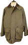 Keepers Tweed Bronte Leather Trim XLarge Green Country Shooting Field Coat