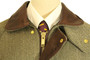 Keepers Tweed Bronte Leather Trim XLarge Green Country Shooting Field Coat