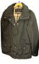 Barbour Intl Outlaw UK 18 Grey Hooded Ladies Barbour Waterproof Quilted Jacket