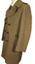 Vintage Dannimac 38" Brown Double-Breasted Tweed Overcoat