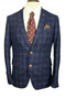 Marc Darcy Chigwell 36R Navy Blue Mens Tweed Races Occasional Smart Jacket