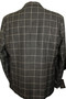 House of Cavani 46R Grey Box Check Tweed Modern  Races Formal Smart Mens Jacket