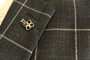 House of Cavani 46R Grey Box Check Tweed Modern  Races Formal Smart Mens Jacket