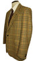 Gieves & Hawkes 44R Brown Check Tweed Blazer “Gieves”  Jacket Classic