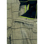 Cavani Mens 46R Light Grey Box Check Tweed Trousers BNWT