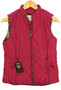 Joules Nimba Size 8 Diamond Stitch Pink Ruby Quilted Ladies Gilet