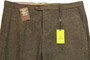 Cavani Mens 42R Smart Grey Herringbone Trousers BNWT