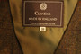 Vintage Clandar British 38" Brown Check Tweed Waistcoat