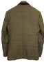 Marc Darcy 34R Moss Green Velvet Collar Check Jacket & Waistcoat Set