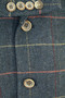 Cavani Mens 42R Blue Box Check Tweed Jacket Casual Smart Occasional Jacket