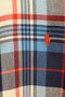 Mens Ralph Lauren XLarge TG Cotton Flannel Check Blue Mix Long Sleeve Shirt