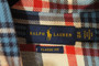 Mens Ralph Lauren XLarge TG Cotton Flannel Check Blue Mix Long Sleeve Shirt