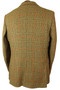 Teviotex British Tailored Scottish 40" Green Check Plaid Vintage Tweed Jacket
