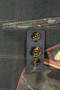 House of Cavani 36R Blue Check Velvet Collar Check Jacket & Waistcoat Set