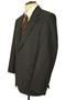 Vintage Aquascutum GreyPinstripe 40R Mens Formal Suit Blazer British Jacket
