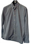 Tommy Hilfiger Blue Small THFlex Check Long Sleeve Mens Shirt