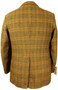 Vtg 1970's Bladen Supasax 38" Gold Label Tweed Brown British Tailored Jacket