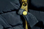 Joules Hooded Gosling Navy Blue Size 6 Womens Padded Faux Fur Jacket