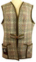 Vtg 1960's-70s Welsh Wool Embroidered Medium Grey/Olive Ladies Waistcoat