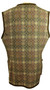 Vtg 1960's-70s Welsh Wool Embroidered Medium Grey/Olive Ladies Waistcoat