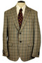 Marks & Spencer Check 42R Grey Mix Elbow Patch Mens Tweed Blazer