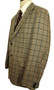 Marks & Spencer Check 42R Grey Mix Elbow Patch Mens Tweed Blazer