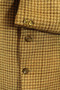 Hardy Amies Hepworths 1970's Brown 38" Houndstooth British Tweed Jacket