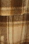 Per Una Womens Beige Brown Mix Size 14 Check Blend M&S Coat