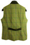 Walker and Hawkes Green Size 12 Check Country Womens Waistcoat Vest