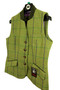 Walker and Hawkes Green Size 12 Check Country Womens Waistcoat Vest