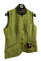 Walker and Hawkes Green Size 12 Check Country Womens Waistcoat Vest