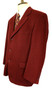 Vtg Nicolini Burgundy Jacket 40” Short  Wool Cashmere Blend  Italy Made Blazer