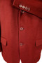 Vtg Nicolini Burgundy Jacket 40” Short  Wool Cashmere Blend  Italy Made Blazer