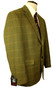 Skopes Blenheim Green 42R Check Modern Country Tweed Jacket
