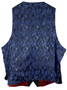 Marc Darcy Eton Blue 48R Mens Tweed Waistcoat