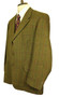 Gurteen Esquire Green Mens 46R Sporting Hacking Country Tweed Jacket