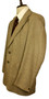 Vintage 80s-90s Burton 40" Houndstooth Brown British Tailored Tweed Jacket