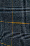 Marc Darcy Jenson Blue 42" Marine Blue Check Modern Mens Smart Tweed Jacket