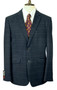 Cavani Mens 40R Blue Modern Check Jacket Casual Smart Occasional Races Jacket