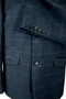 Cavani Mens 40R Blue Modern Check Jacket Casual Smart Occasional Races Jacket