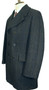 Aquascutum 40R Blue Double Breasted Scottish Cheviot Tweed Mens Vtg Overcoat