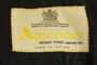Aquascutum 40R Blue Double Breasted Scottish Cheviot Tweed Mens Vtg Overcoat