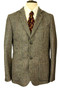 Topman Grey Mix Plaid 40" Modern Mens Tweed Wool Blazer