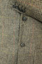 Topman Grey Mix Plaid 40" Modern Mens Tweed Wool Blazer