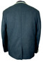Marc Darcy Glen 44R Blue Modern Mens Smart Formal Tweed Jacket